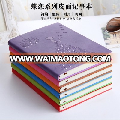 Fashion  hardcover office school notebook stationery,  fine bandage planner notebook A5 A4