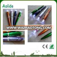 promotional Ball Point Pen with LED Light Light up Flashlight Ballpoint Pen